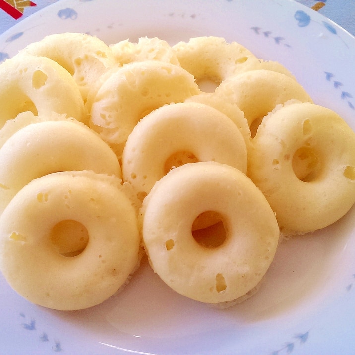 レンジで作る蒸しドーナツ プレーン レシピ 作り方 By けいちゃん088 楽天レシピ